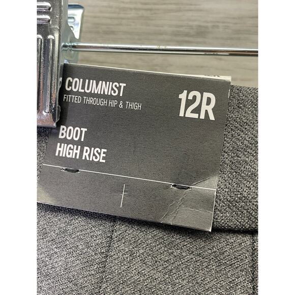 Express Columnist Pants Womens 12 Gray Bootcut High Rise Work Career - Picture 8 of 12